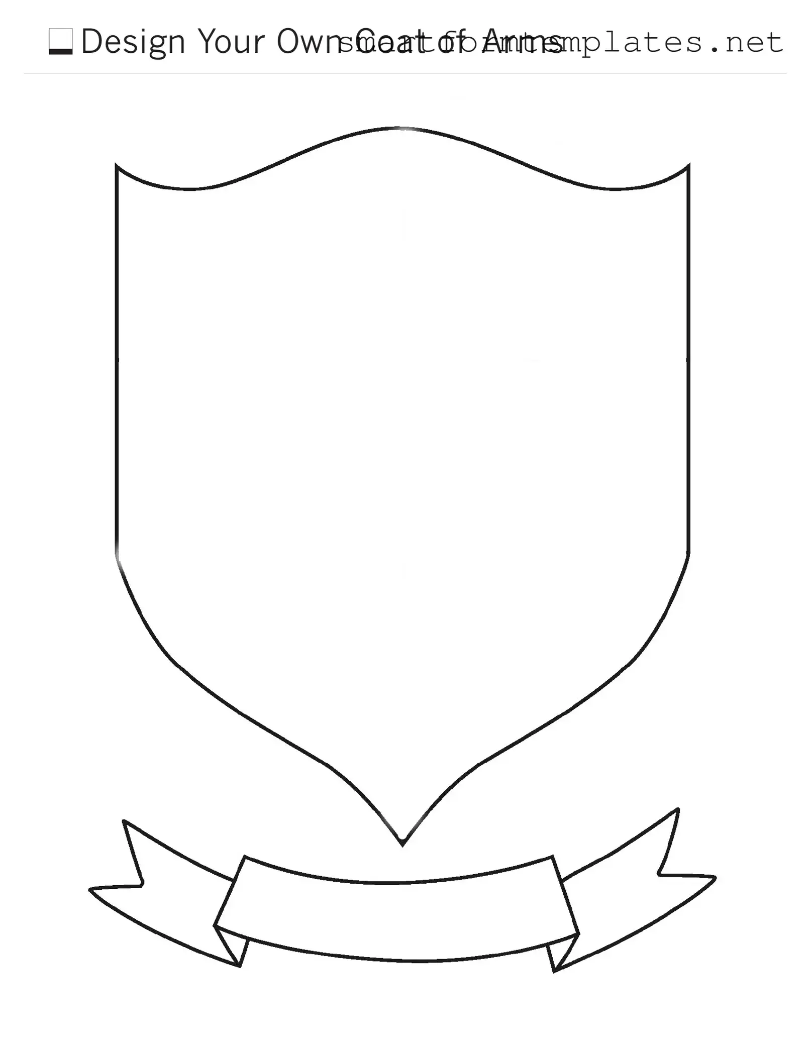 Free Coat Of Arms PDF Form