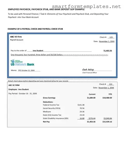 Free Payroll Check PDF Form
