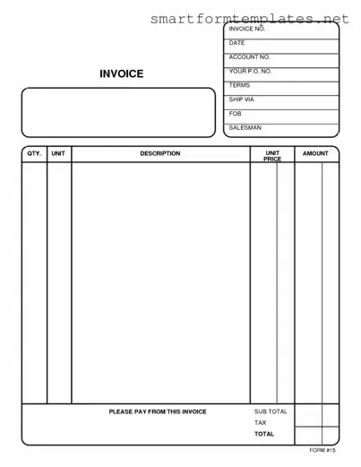 Free Free And Invoice Pdf PDF Form