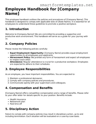 Employee Handbook Template