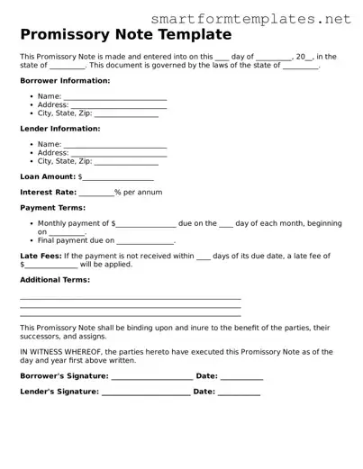 Promissory Note Template
